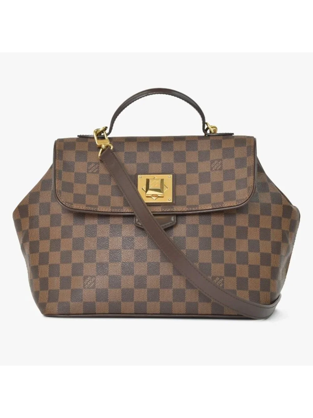 Louis Vuitton Bergamo MM 2-Way Shoulder Bag Damier Brown